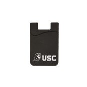 USC Trojans Black Small Trojan Head Silicone Cell Phone Pocket